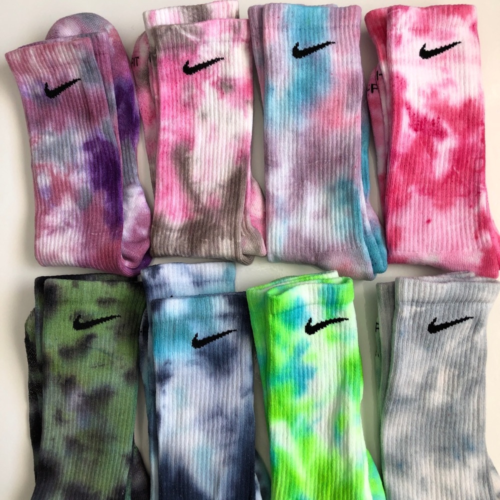 🆕3 Pack ⭐️Nike Custom Colour Unisex Crew Socks | Any colour you choose - Picture 10 of 13